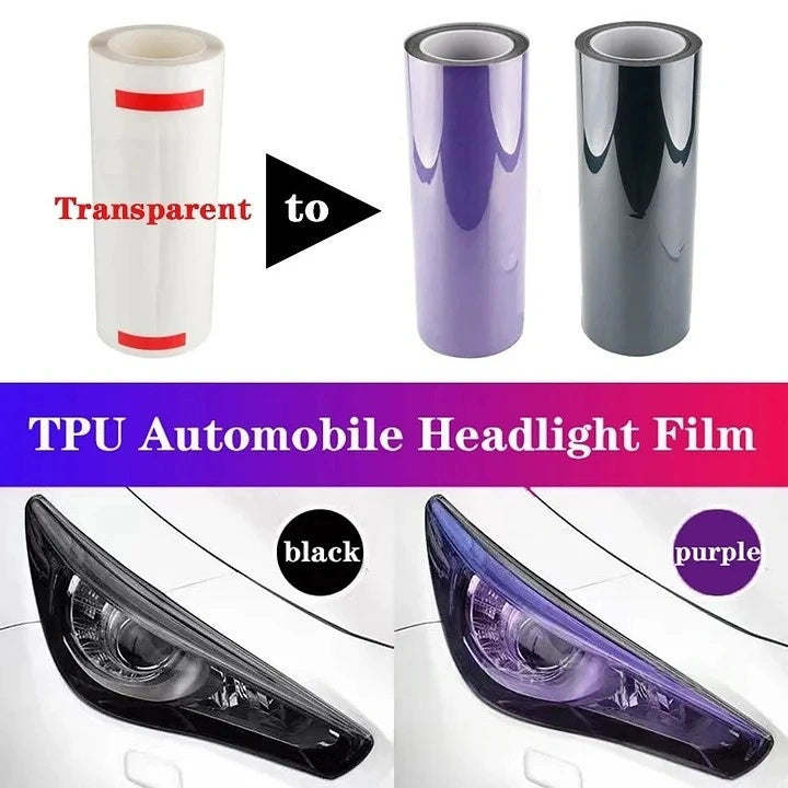Automotive Headlight Film Light Control Tpu Color Change Lamp Film