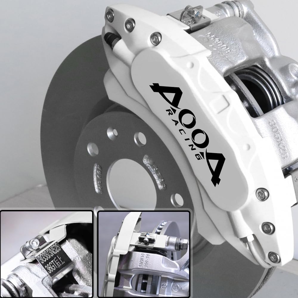 Car aluminum alloy special car special buckle screw fixed caliper cover (4PCS luxury upgrade version)