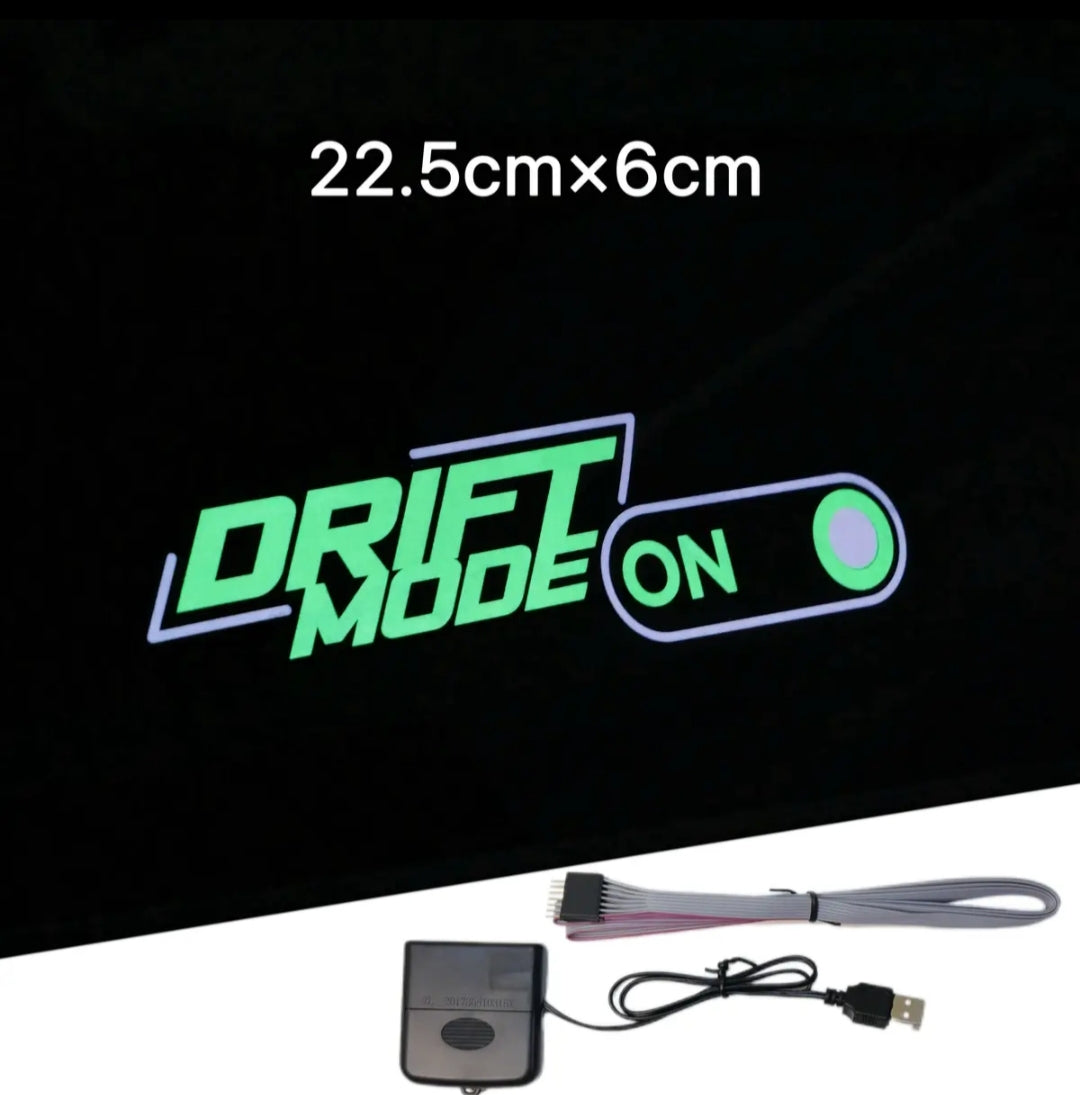 Creative car luminous car stickers triangle window front and rear windshield personalized bright stickers