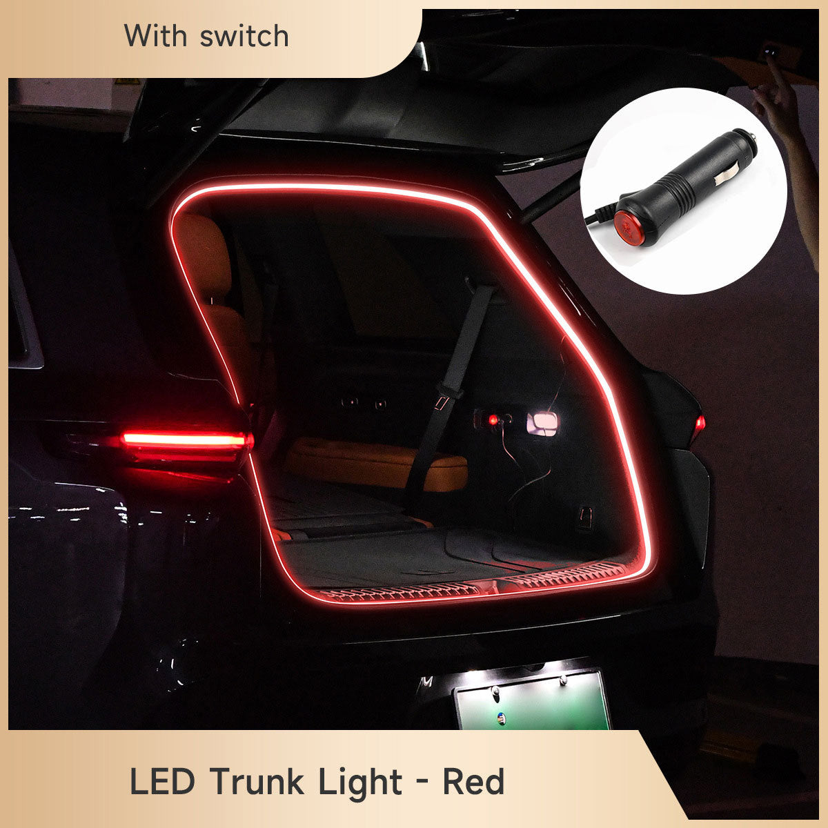 Magnetic Absorption Automatic Induction Trunk Light