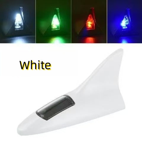 Car shark fin decorative lights Car antenna modification lights