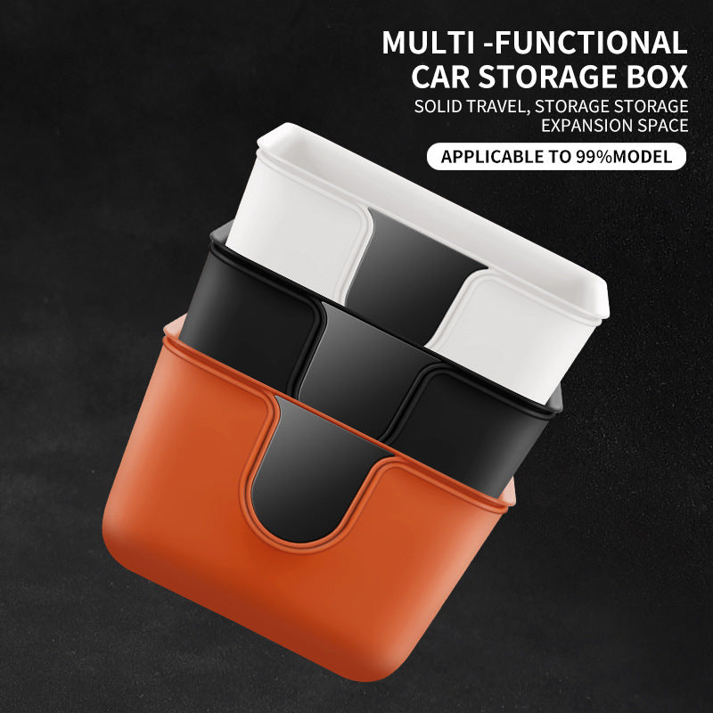 New multifunctional car storage box car seat back hanging storage bucket can be separated