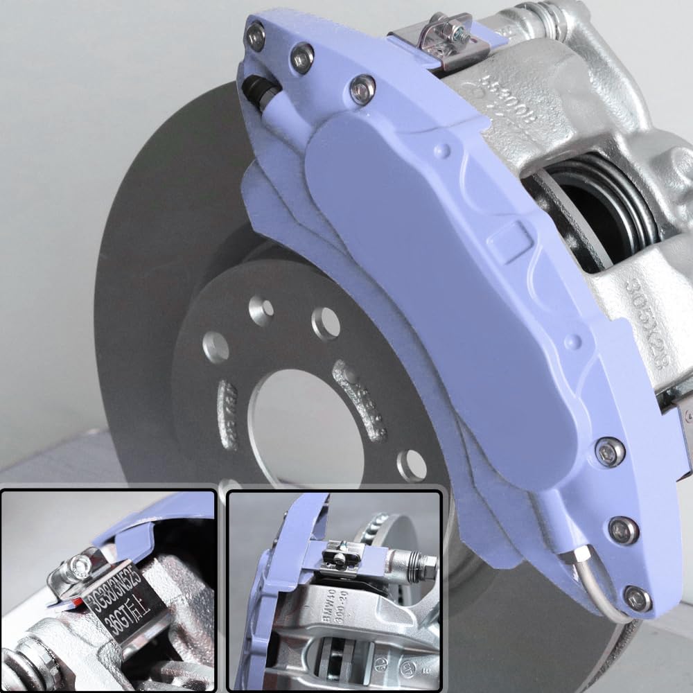 Car aluminum alloy special car special buckle screw fixed caliper cover (4PCS luxury upgrade version)