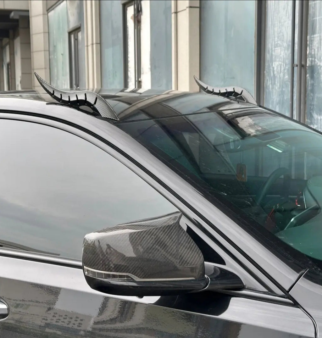 New dragon horn car exterior decoration,Arc light speed flow fin