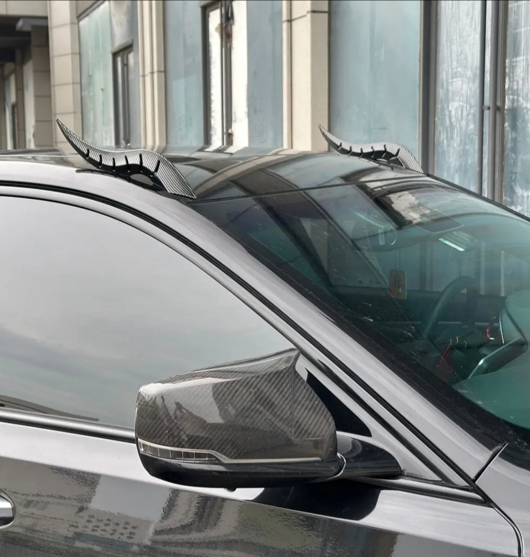 New dragon horn car exterior decoration,Arc light speed flow fin