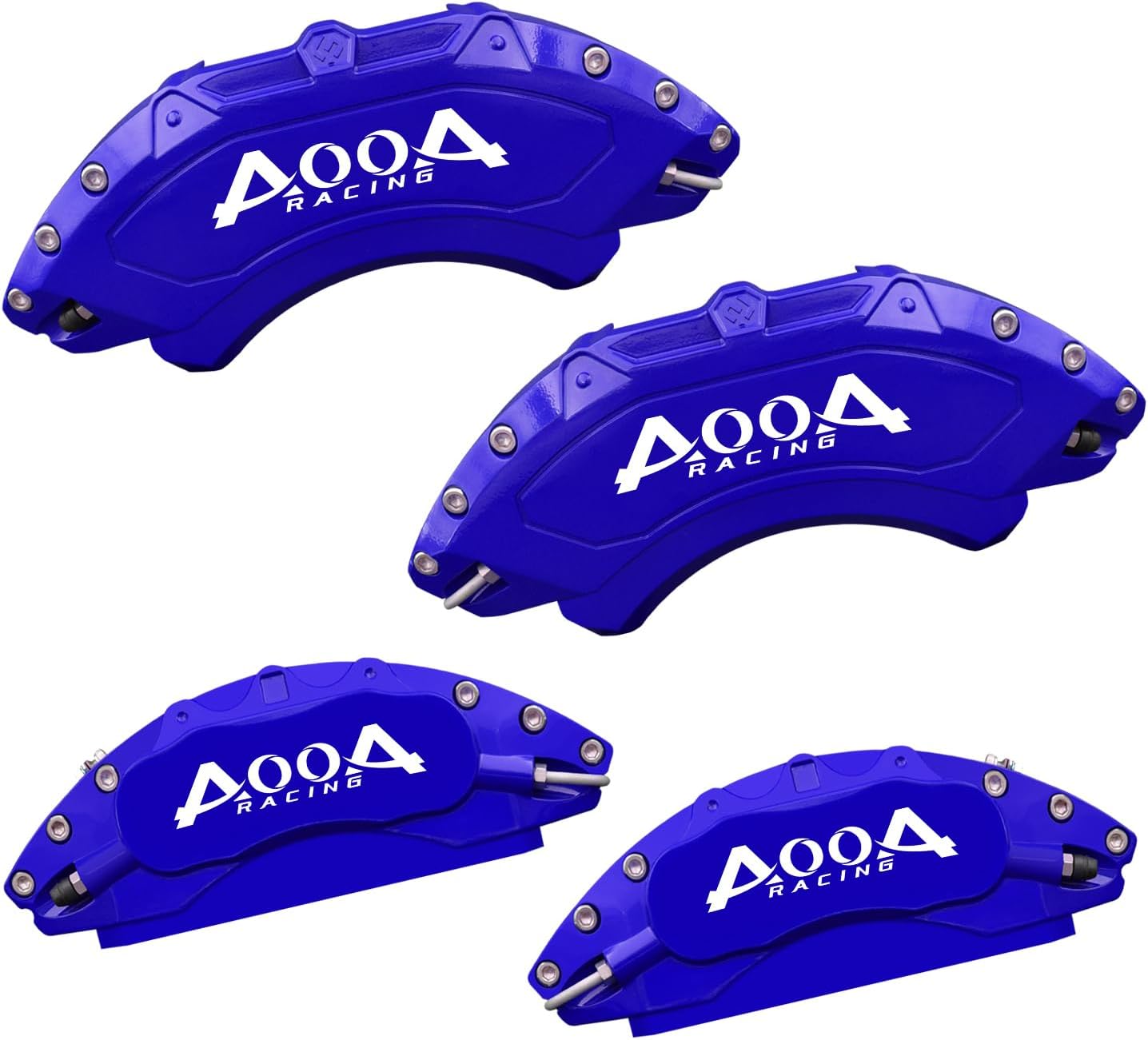 Car aluminum alloy special car special buckle screw fixed caliper cover (4PCS luxury upgrade version)