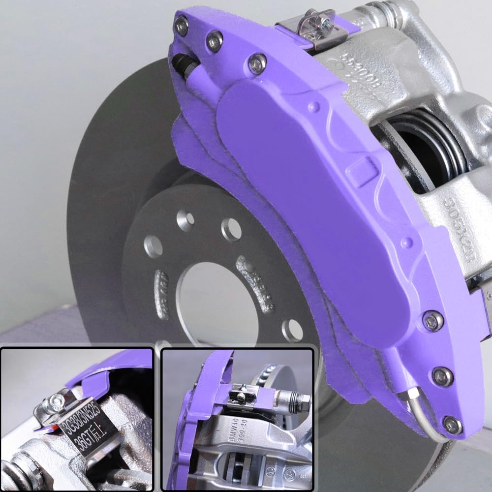 Car aluminum alloy special car special buckle screw fixed caliper cover (4PCS luxury upgrade version)