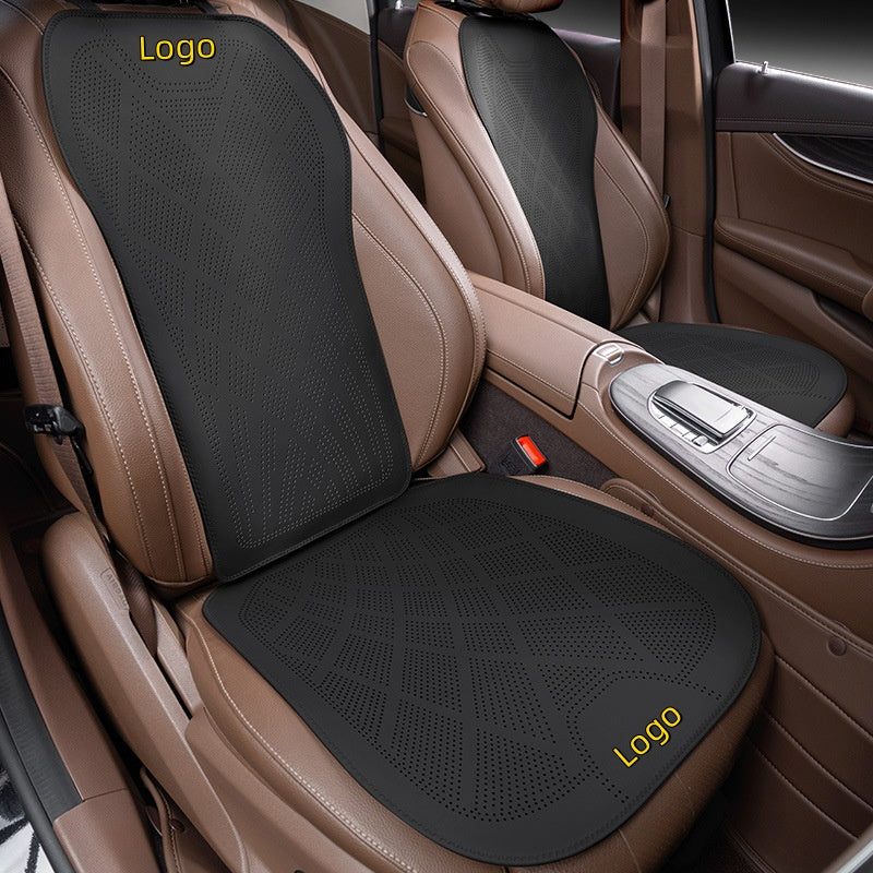 2025 new ultra-thin car seat cushions for all seasons Nappa leather ventilation and breathable seat cushions high-end seat cushions