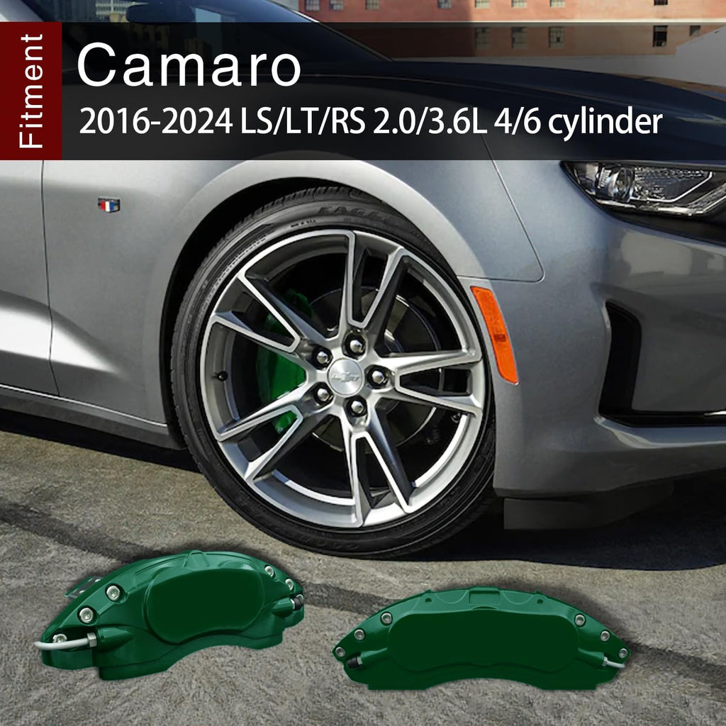 Automobile aluminum alloy caliper cover special car special buckle screw fixed caliper cover (4PCS)