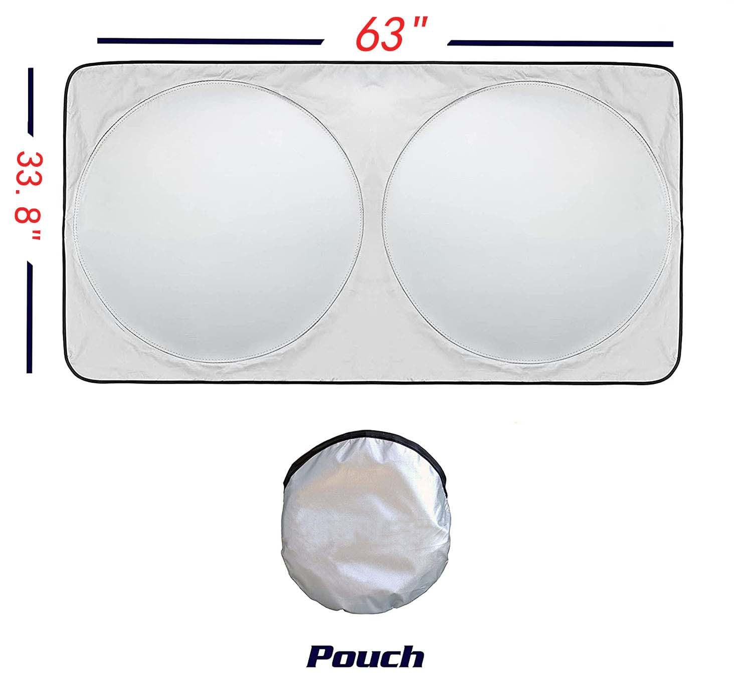 Car windshield heat insulation visor