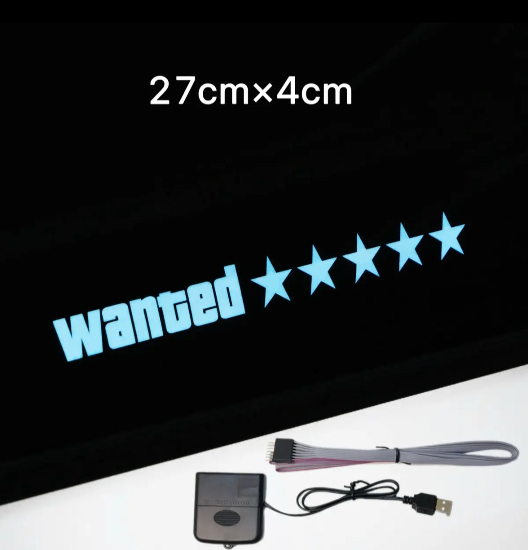 Creative car luminous car stickers triangle window front and rear windshield personalized bright stickers
