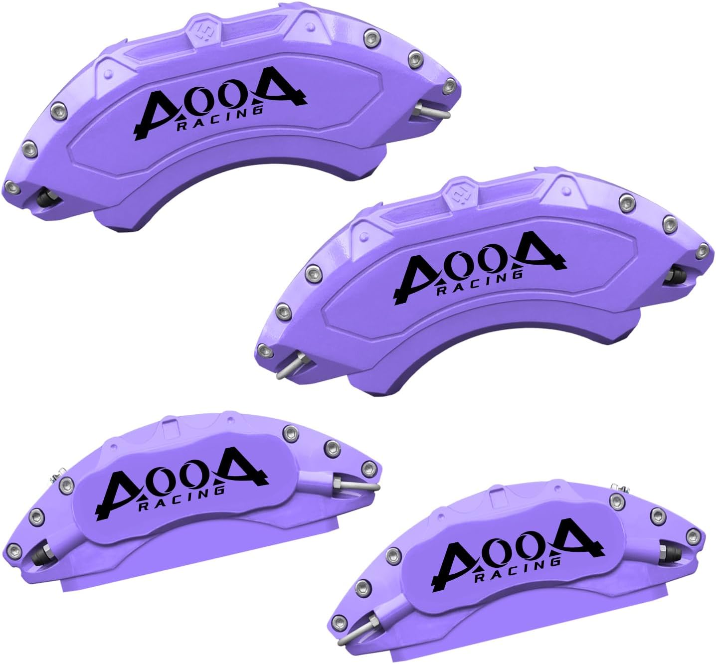 Car aluminum alloy special car special buckle screw fixed caliper cover (4PCS luxury upgrade version)