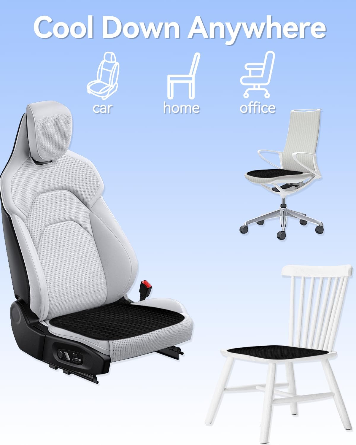 Cooling Ice Car Seat Cushion, Super Cold Car Cushion