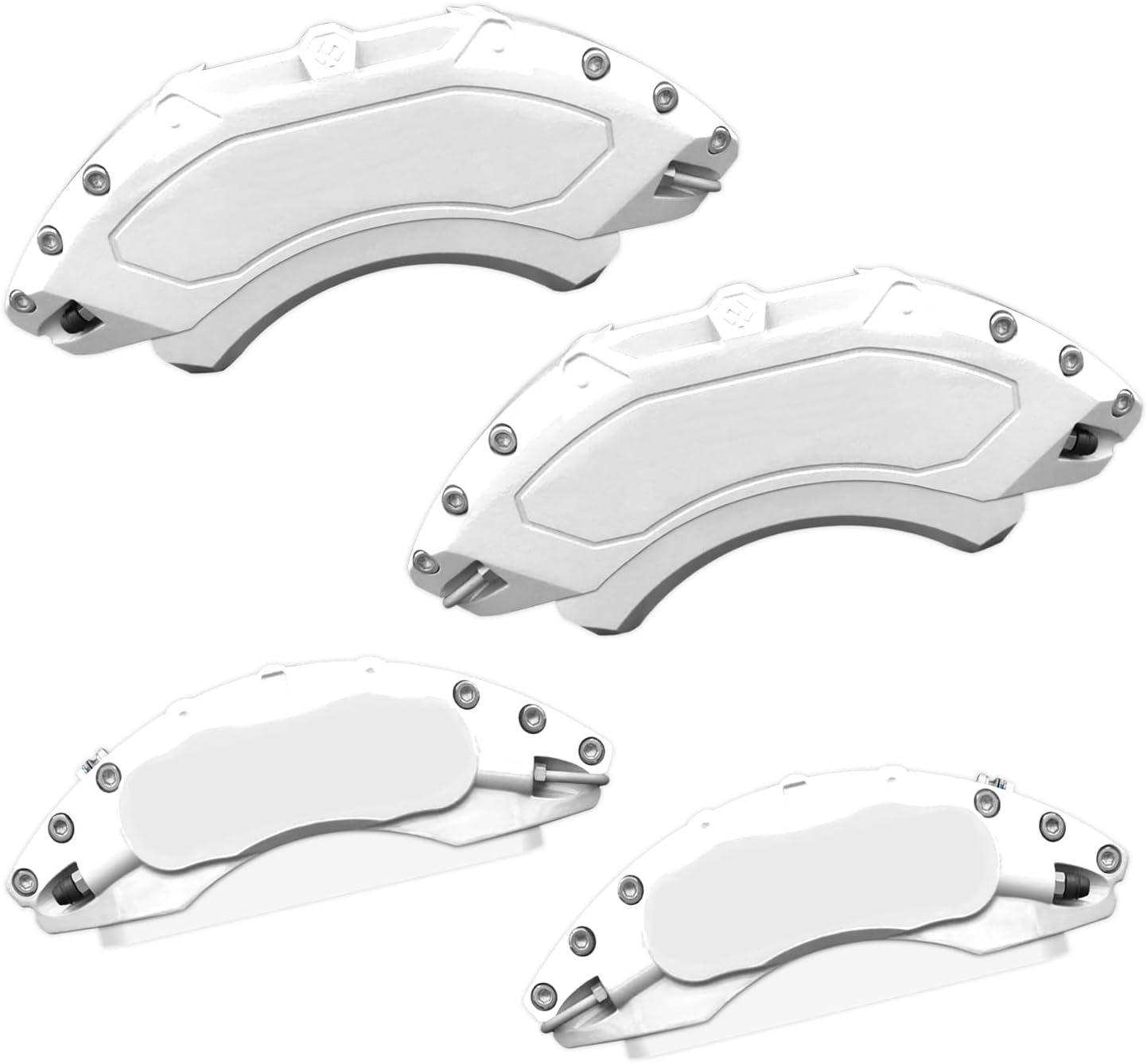 Car aluminum alloy special car special buckle screw fixed caliper cover (4PCS luxury upgrade version)