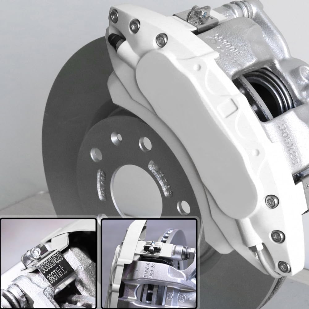 Car aluminum alloy special car special buckle screw fixed caliper cover (4PCS luxury upgrade version)