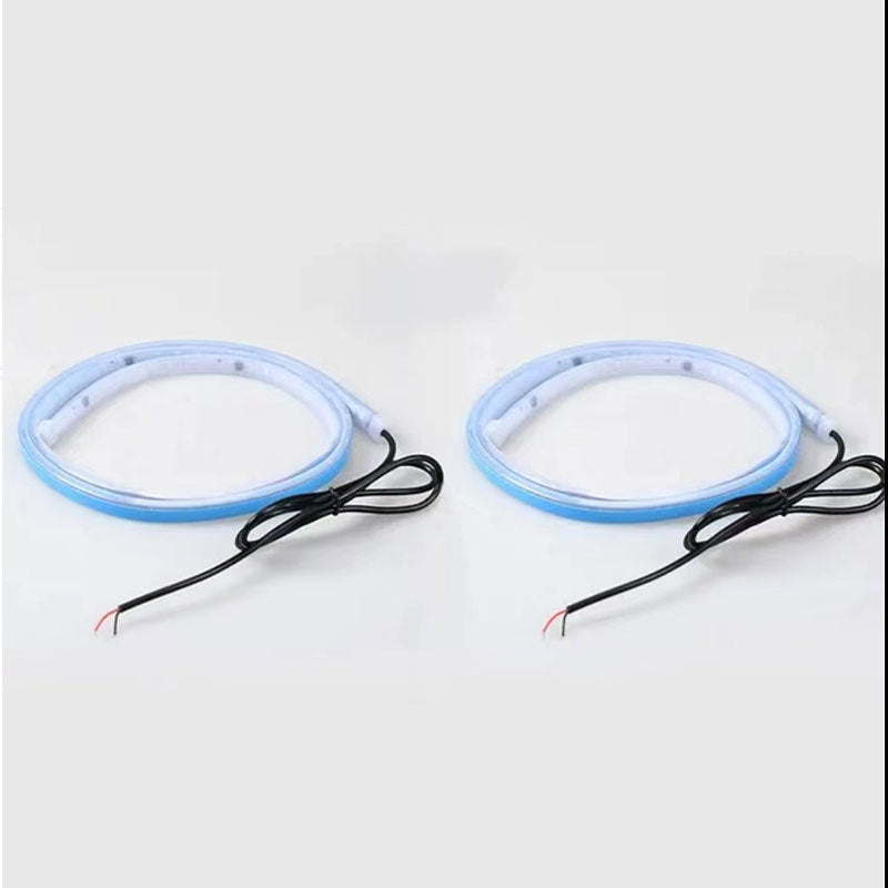 Car door welcome light flashing warning light