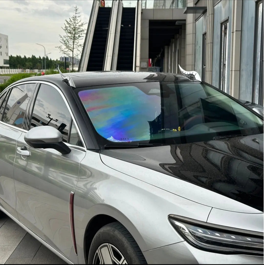 New dragon horn car exterior decoration,Arc light speed flow fin