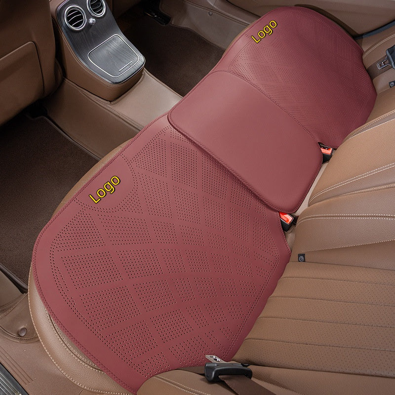 2025 new ultra-thin car seat cushions for all seasons Nappa leather ventilation and breathable seat cushions high-end seat cushions