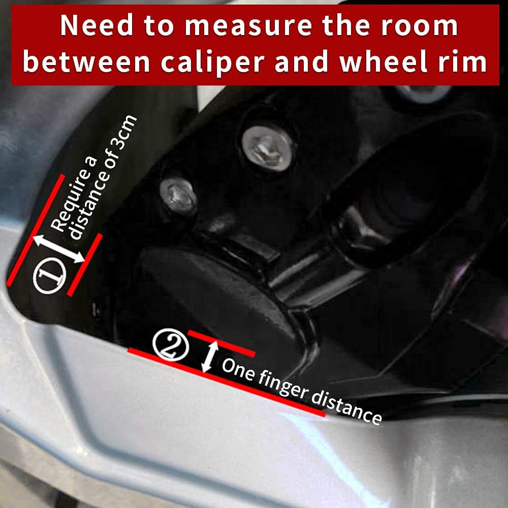 Car aluminum alloy special car special buckle screw fixed caliper cover (4PCS luxury upgrade version)