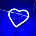 Car LED ambient light, triangular window light (blue heart pattern)