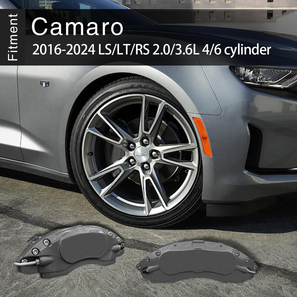 Automobile aluminum alloy caliper cover special car special buckle screw fixed caliper cover (4PCS)