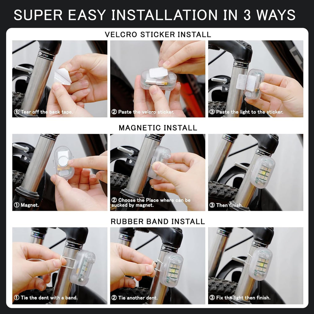 Wireless Remote Control Anti-Collision LED Strobe Light Kit