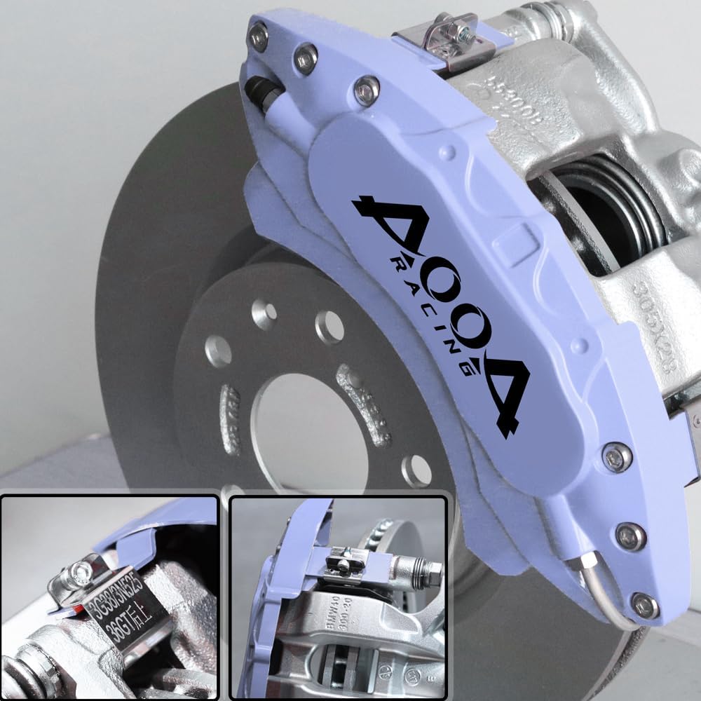 Car aluminum alloy special car special buckle screw fixed caliper cover (4PCS luxury upgrade version)