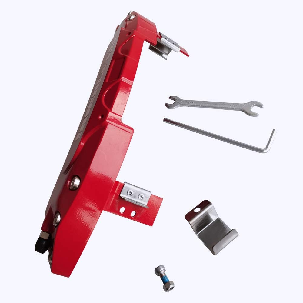 Automobile aluminum alloy caliper cover special car special buckle screw fixed caliper cover (4PCS)