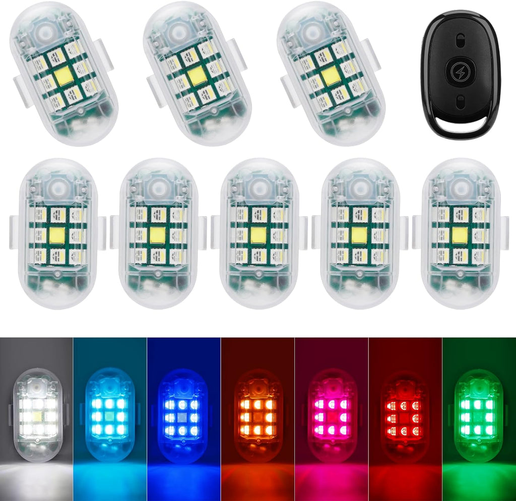 Wireless Remote Control Anti-Collision LED Strobe Light Kit
