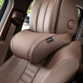 Luxury leather custom car headrest, car neck pillow, car seat lumbar cushion